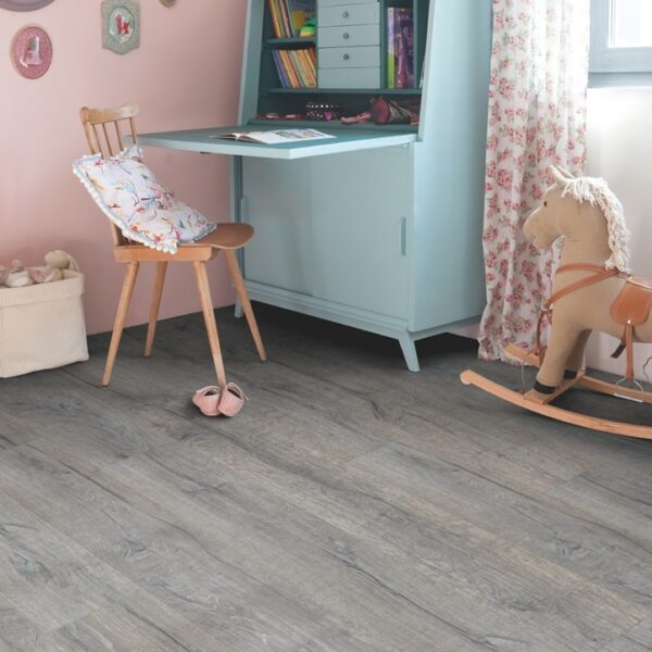 Panele Winylowe Quick-Step BALANCE RIGID CLICK PLUS Dąb szary historyczny RBACP40037