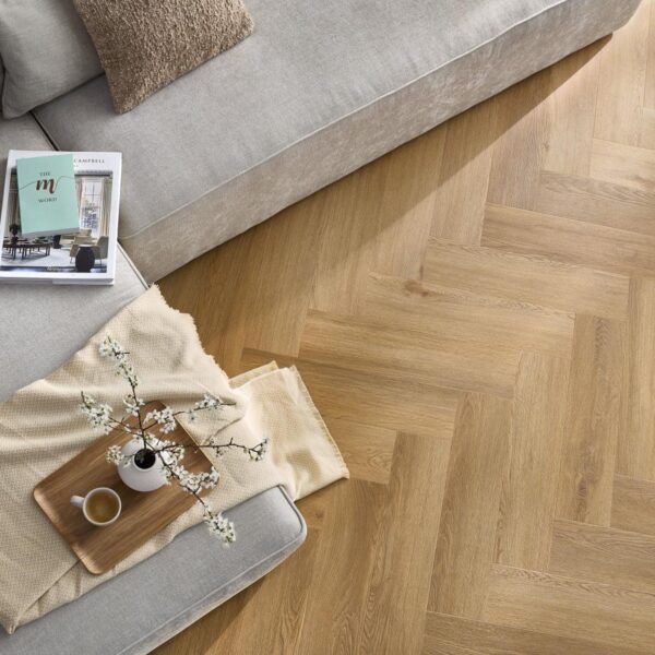 Panele Winylowe Arbiton Amaron Herringbone Acoustic Dąb Burbon