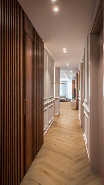 Aranżacja Jodełka Winyl Rigid Herringbone - Delicate Oak CLASSICAL 1