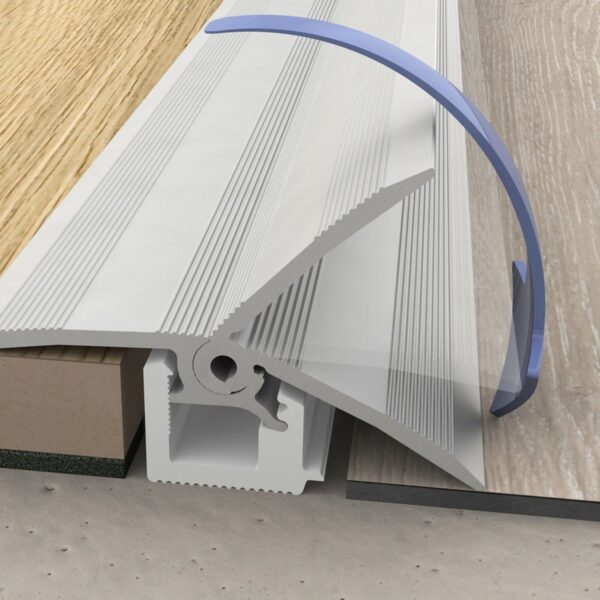 QSPRSILV-2-1 Quick-Step Profil wielofunkcyjny (Srebrny) – 1860x47x16 mm