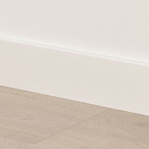 Quick-Step Listwa przypodłogowa na klik, biała – 2400×12×70 mm